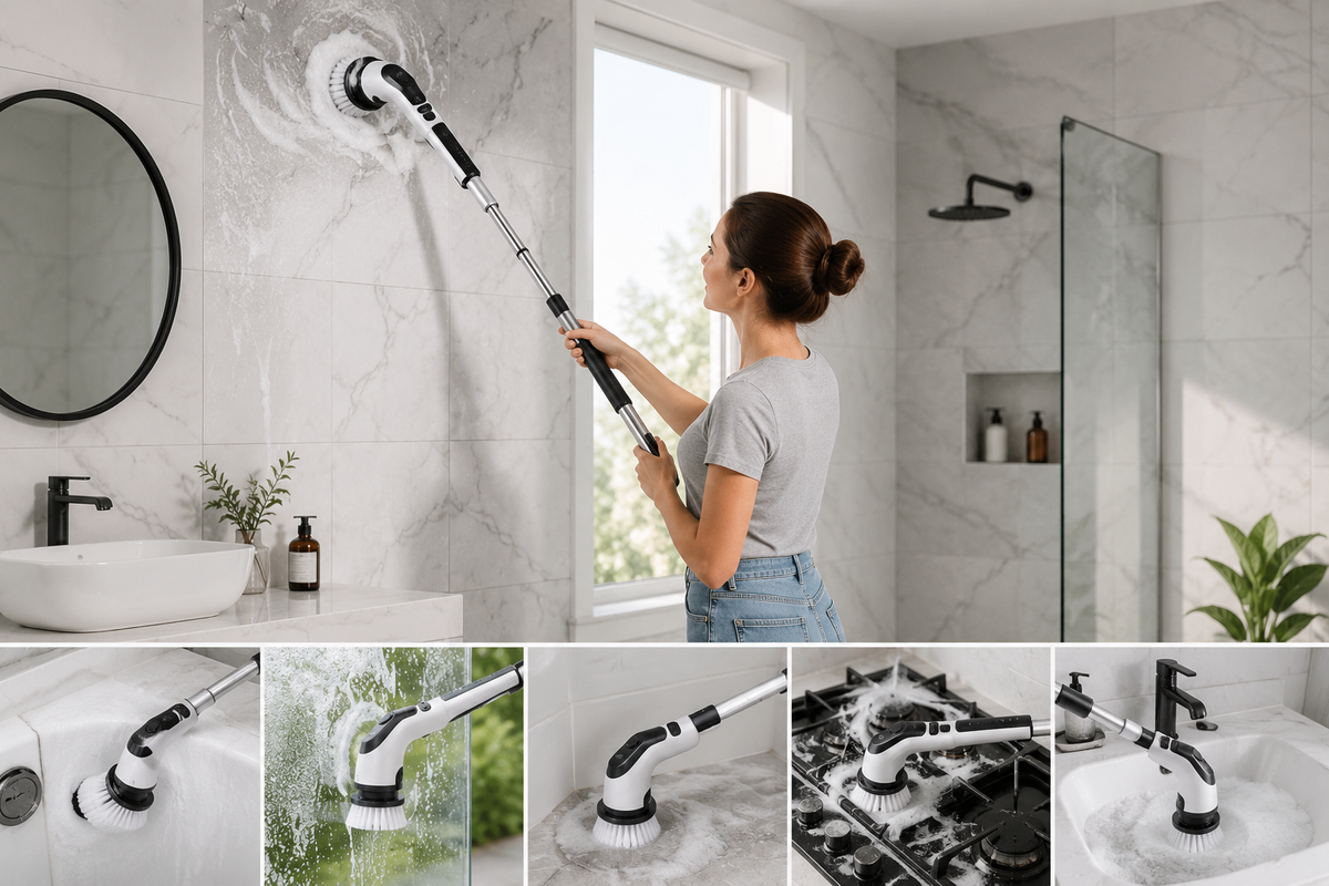9-in-1 Electric Spin Scrubber