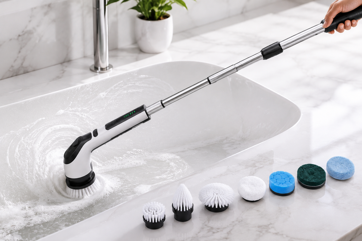 9-in-1 Electric Spin Scrubber