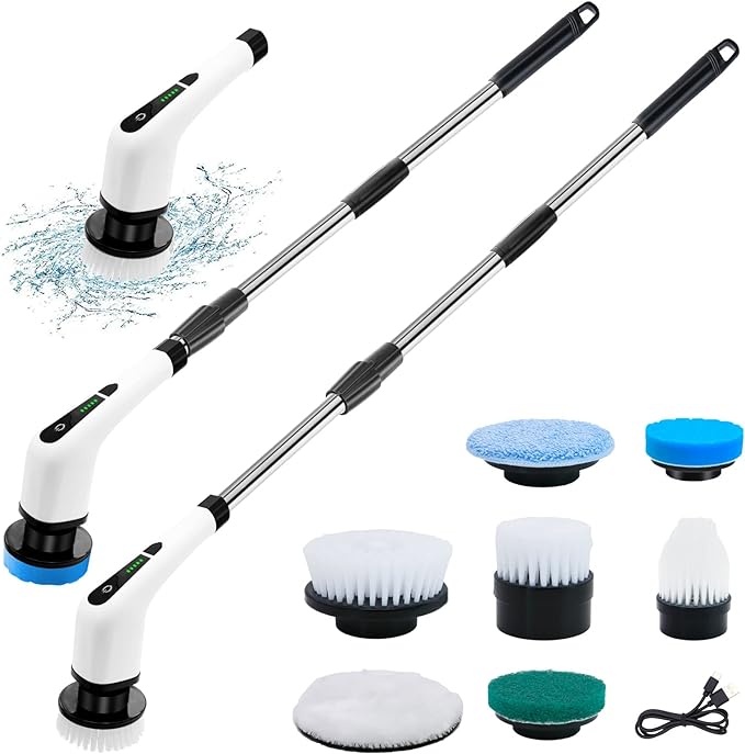 9-in-1 Electric Spin Scrubber